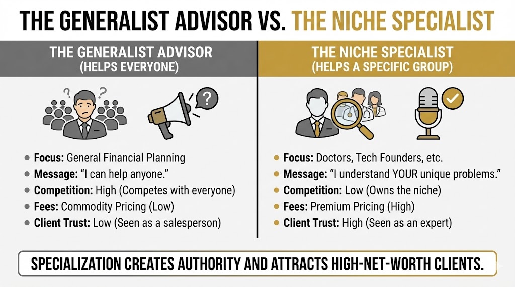 Financial advisor Niche specialist