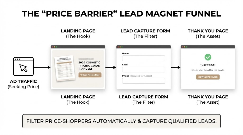 Plastic surgery marketing funnel