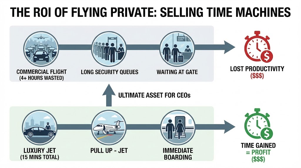 private jet charter funnel