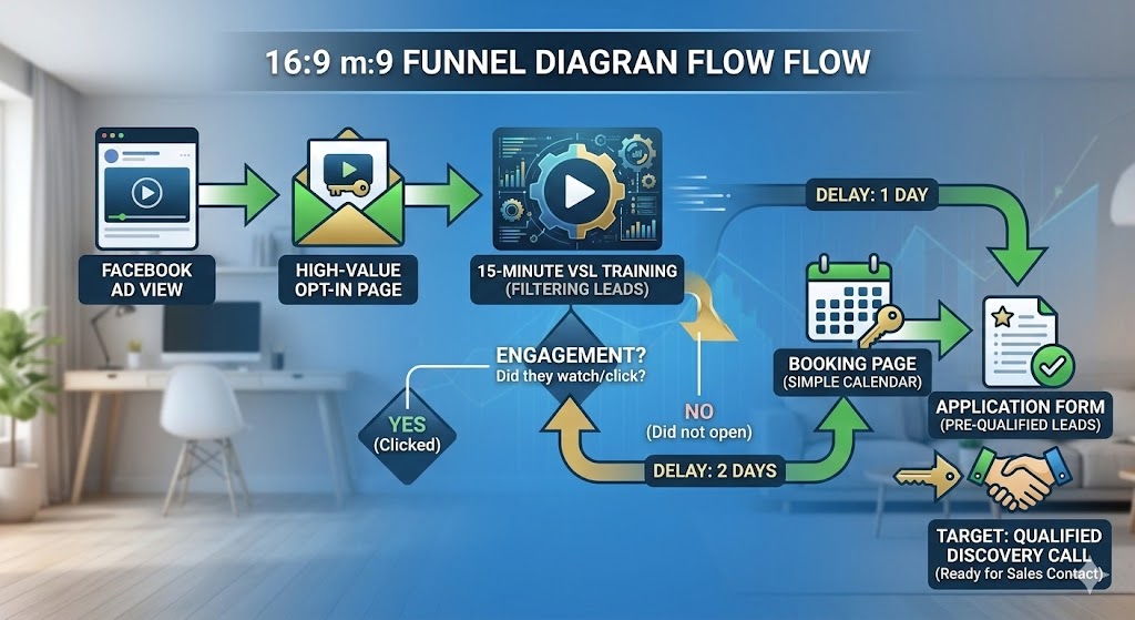 Education-First Coach Funnel Diagram