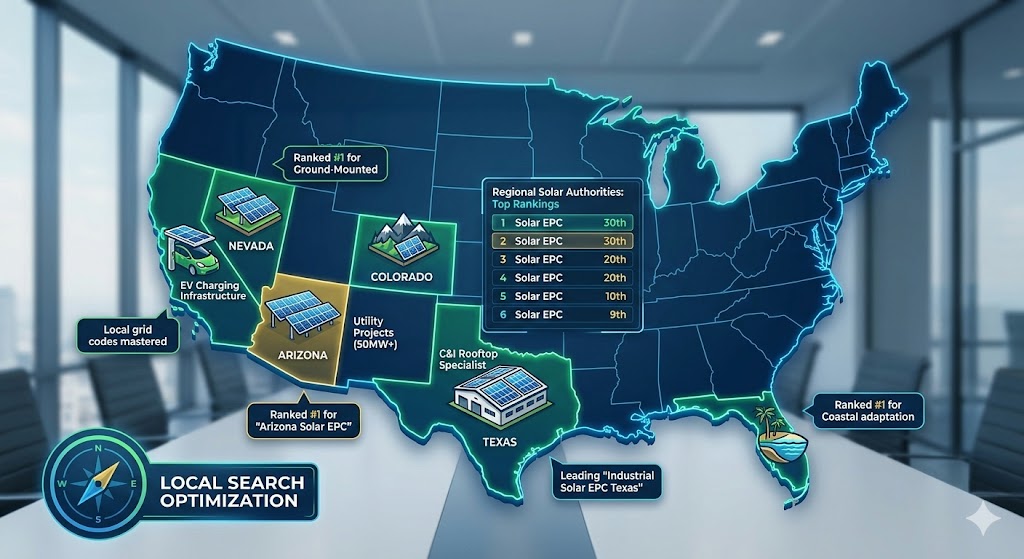 Local SEO Regional Authority Map